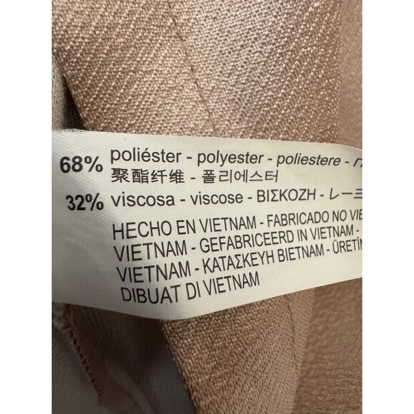 Zara Basic Collection WomensSleeveless Top Metallic Bronze Small Polyester/Visco - Picture 11 of 13